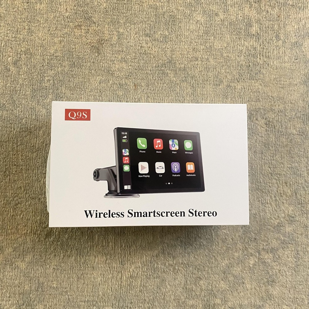 Q9S Wireless Smartscreen Car Stereo 8.5" Display Built-In Car Play Android